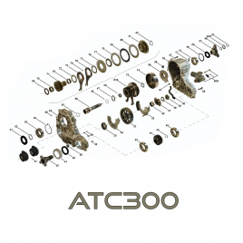 Zestaw naprawczy skrzyni rozdzielczej, reduktora ATC300 BMW E60, E90